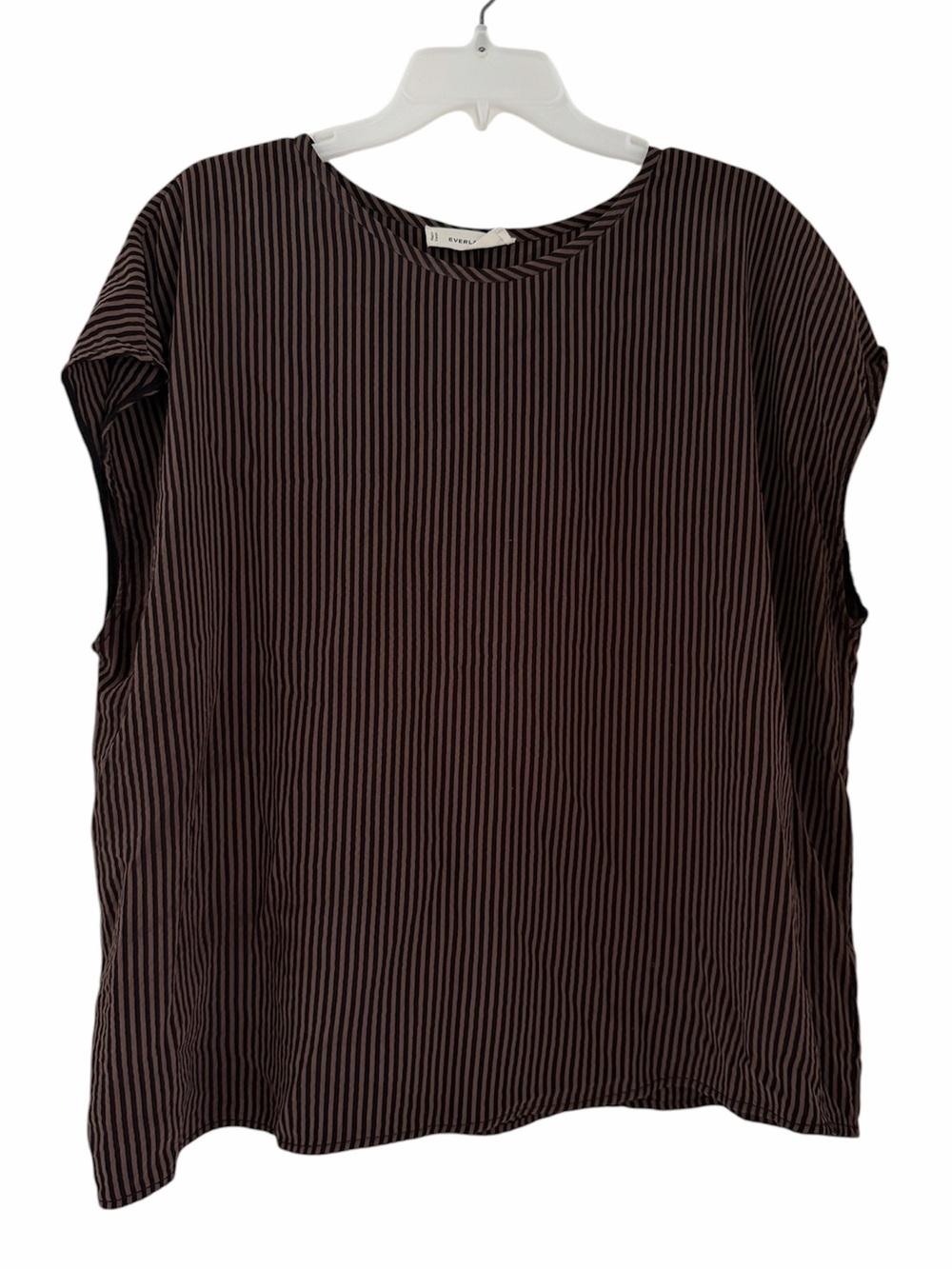 Everlane The Mini Jacquard Stripe Top Size XXL